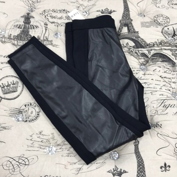 Bar III Faux Leather & Stretch Pants - Picture 10 of 10